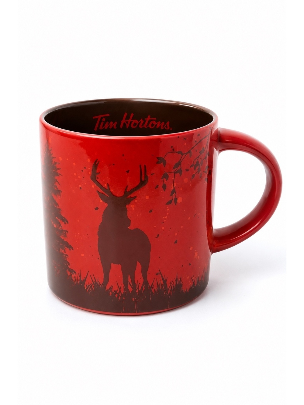 Tim Hortons Red Deer Coffee Mug Ceramic Collectible New With Tags